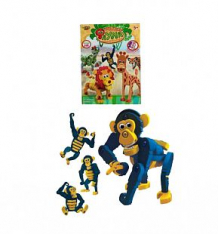 Купить мягкий конструктор наша игрушка обезьяна (54 дет.) ( id 10289012 )