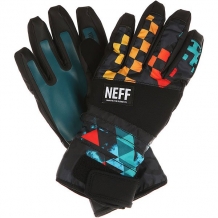 Купить перчатки сноубордические neff digger glove psychosafari черный,мультиколор ( id 1177207 )
