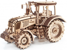 Купить eco wood art сборная модель деревянная 3d ewa трактор беларус 2022 etblr-2022