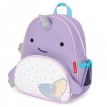 Купить рюкзак детский "нарвал" skip hop zoo, бледно-фиолетовый skip hop 997087859