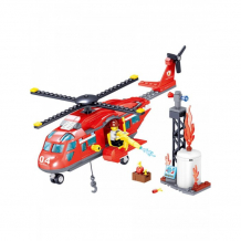 Купить конструктор zhegao пожарный вертолет (252 детали) ql0218