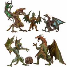 Купить masai mara набор драконы и динозавры для детей мир драконов (5 драконов и 1 аксессуар) mm207-003