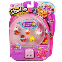 Купить shopkins 56251 шопкинс 5 штук в блистере