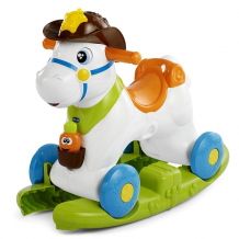 Купить chicco toys 7907ar каталка-качалка chicco &quot;лошадка baby rodeo&quot; 12м+