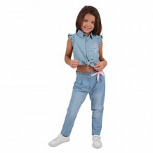 Купить блузка leader kids, цвет: голубой ( id 11417998 )