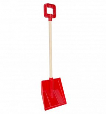 Купить лопата детская арсенал пласт с деревянной ручкой, цвет: красный ( id 6418963 )