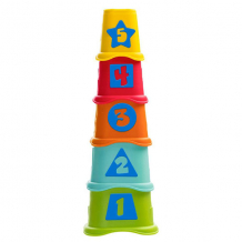 Купить chicco toys 9373ar пирамидка stacking cups