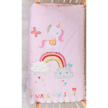 Купить одеяло bizzi growin dream rainbow and unicorns 120х100 см 