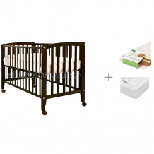 Купить детская кроватка angela bella бьянка с матрасом плитекс bamboo nature и наматрасником sweet baby sb-k013 