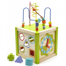 Купить деревянная игрушка мир деревянных игрушек универсальный куб д260