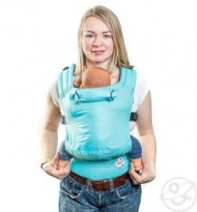 Купить рюкзак-кенгуру slingme мята, цвет: зеленый ( id 7711591 )