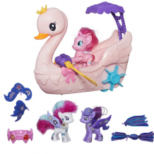 Купить hasbro my little pony b3600n май литл пони игровой набор &quot;пинки пай на лодке&quot;