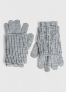 Купить двухслойные перчатки для девочек 