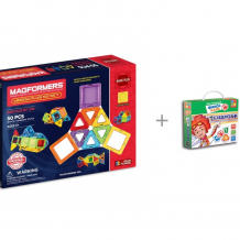 Купить конструктор magformers window plus 50 set и vladi toys vt2108-02 игра настольная фикси телевизор 