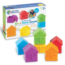 Купить развивающая игрушка learning resources домики для сортировки 12 шт. ler3370