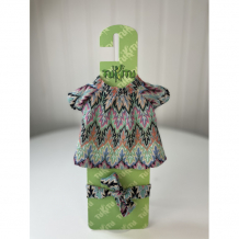 Купить tukitu комплект одежды для кукол и пупсов (трикотажное платье, повязка на голову) 24