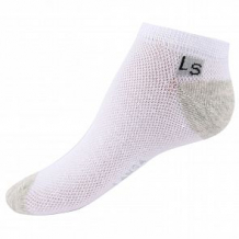 Купить носки lansa, цвет: белый/серый ( id 10701968 )