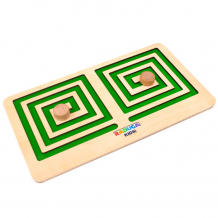 Купить деревянная игрушка raduga kids межполушарное развитие доска квадрат rk1156