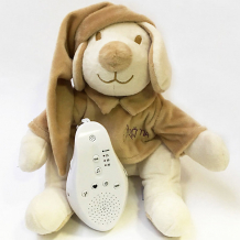 Купить игрушка для сна собачка drёma babydou с белым и розовым шумом, бежевый ( id 11057977 )