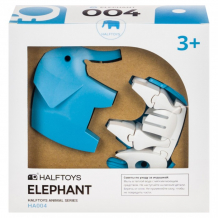Купить конструктор halftoys набор пластмассовых деталей для сборки слона 1csc20004225
