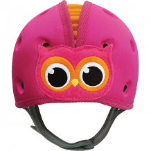 Купить противоударная шапка-шлем safeheadbaby "сова", розово-оранжевая ( id 11626575 )