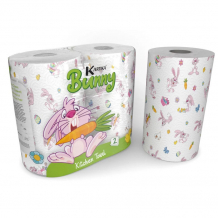 Купить world cart полотенца бумажные с рисунком кролик 2 слоя 70 листов 2 рулона 2 шт. bnn-kt-01/2