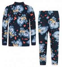 Купить пижама джемпер/брюки мелонс, цвет: черный ( id 7145305 )