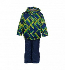 Купить комплект куртка/полукомбинезон oldos гор, цвет: синий/салатовый ( id 7105645 )
