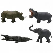 Купить zooграфия игровой набор животные с картой обитания 4 шт. 200662221 200662221