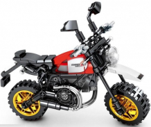 Купить конструктор sembo известные мотоциклы ducati scrambler 800 (212 деталей) 701117