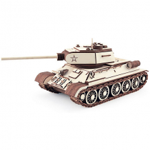 Купить деревянный конструктор армия россии "танк т-34-85", 633 детали ( id 11076835 )