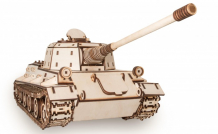 Купить eco wood art конструктор 3d ewa танк лев 679 деталей lowe