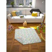 Купить игровой коврик amarobaby детский стёганный дорога 115х115 см 