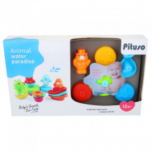 Купить pituso набор игрушек для ванной забавные животные k999-212b