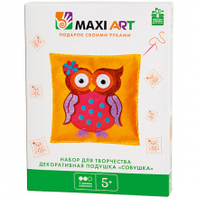 Купить набор для творчества maxi art "декоративная подушка" совушка ( id 13067586 )