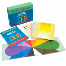 Купить мозаика kids метод монтесcори развитие через игру цвета игровой набор карточек мс11363