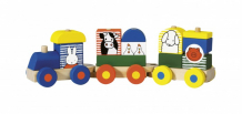Купить деревянная игрушка totum поезд miffy 33408