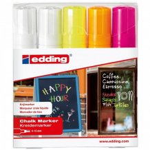 Купить edding набор маркеров меловых e-4090 4-15 мм 643858
