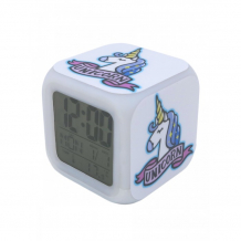 Купить часы mihi mihi будильник единорог с подсветкой №17 mm09410