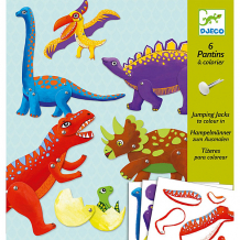 Купить набор куколок "динозавры" , djeco ( id 4051903 )