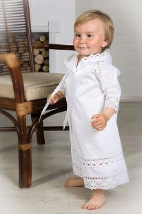 Купить рубашка крестильная alivia kids ажурный хлопок, цвет: белый ( id 9532665 )
