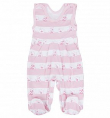 Купить ползунки чудесные одежки розовые мишки, цвет: белый/розовый ( id 10075593 )