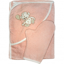 Купить осьминожка полотенце-уголок с рукавичкой 24к