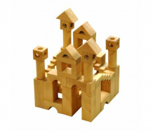 Купить деревянная игрушка пелси конструктор сказочные замки и612