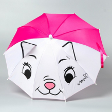 Купить зонт disney детский с ушами красавица мари 52 см 1670944
