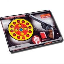 Купить edison игрушечный набор оружия с пистолетом, мишенью и пульками champions-line target game 0485/26