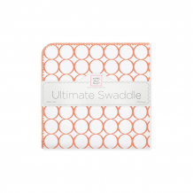 Купить фланелевая пеленка swaddledesigns orange mod, 110х110 см ( id 10785133 )