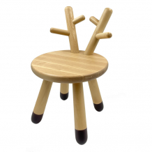 Купить kimrik стул декоративный деревянный олененок сд-85727689/натур