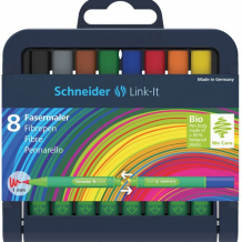 Купить schneider набор капиллярных ручек-фломастеров link-it 8 цветов 192098