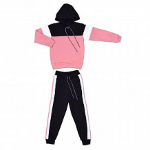 Купить комплект свитшот/брюки счастливая малинка, цвет: черный/розовый ( id 12083668 )